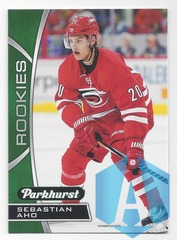 2016-17 UD Parkhurst Rookie Green Sebastian Aho #PR-4 Hurricanes